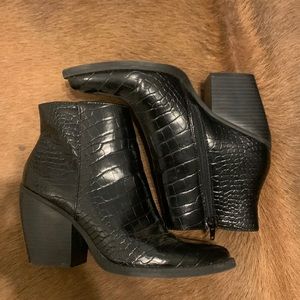 Madden girl black booties